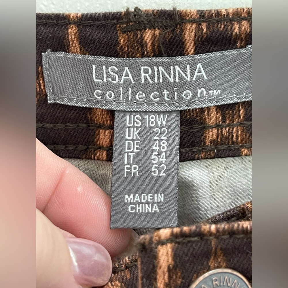 QVC Lisa Rinna Collection Leopard Print Skinny Jeans - Picture 10 of 11